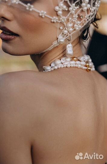 Чепчик свадебный