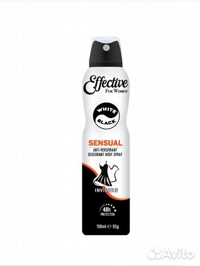 Антиперспирант для женщин effective 150ML sensual