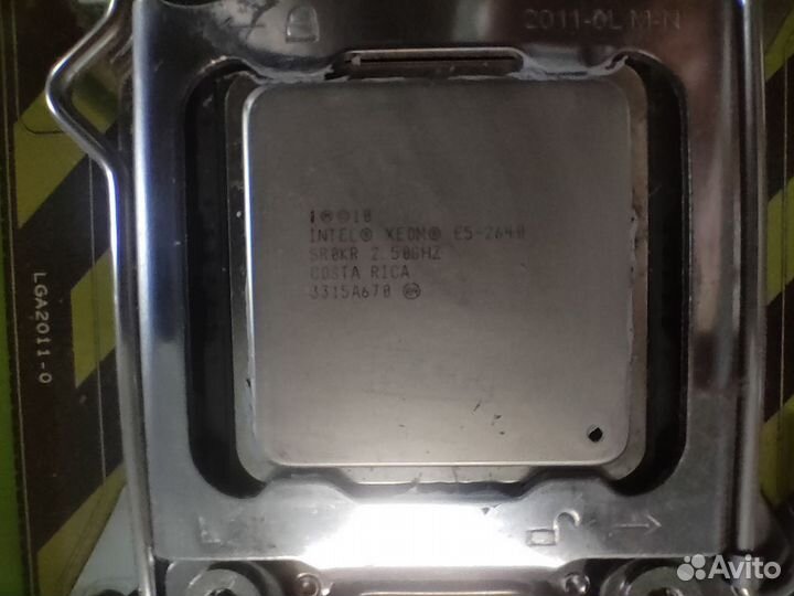 Процессор Intel Xeon e5-2640 + материнская плата