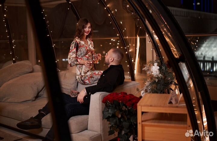 Купольный ресторан свидание на высоте