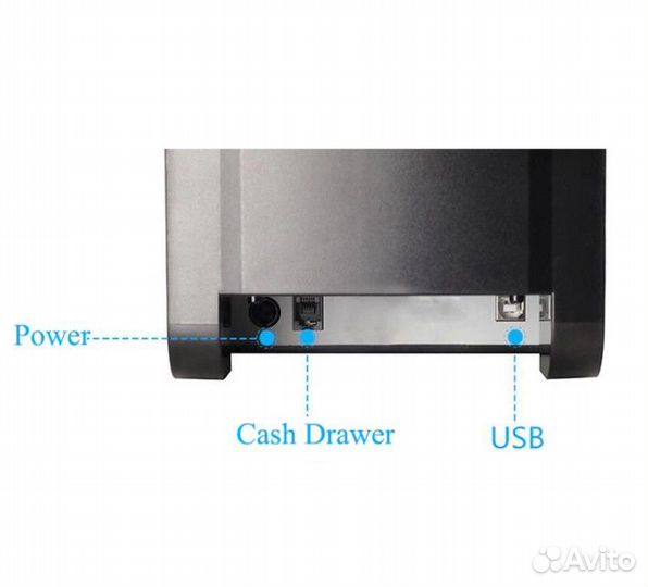 Блютуз + usb Термопринтер этикеток xprinter 365b