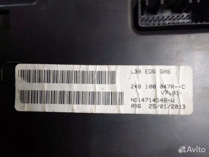 Панель приборов Renault fluence МКПП