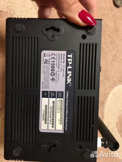 Маршрутизатор TP-Link TD-W8151N модем роутер