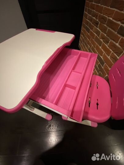 Растущая парта и стул holto