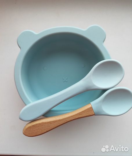 Набор силиконовой посуды детский