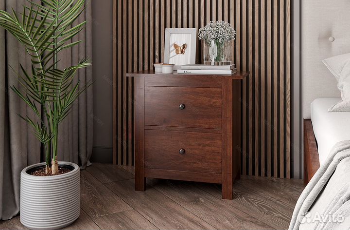 Тумба прикроватная из массива дерева