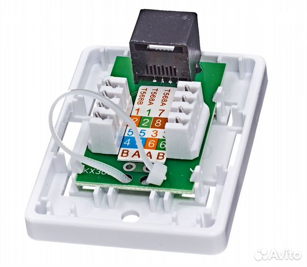 Розетка компьютерная rj45 1хrj-45 8P8C