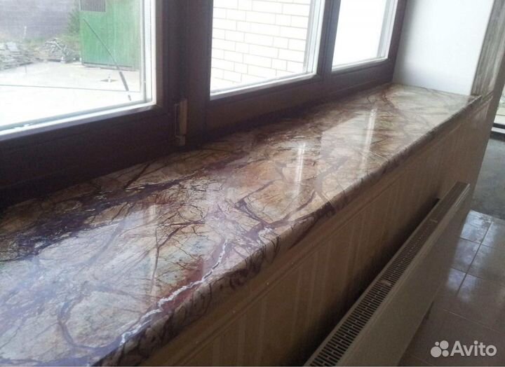 Подоконник из искусственного камня на заказ