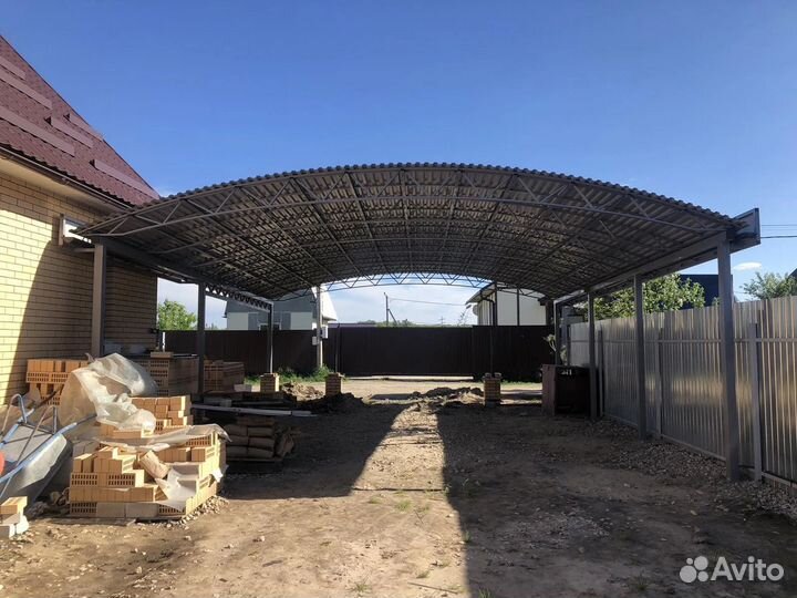 Металлический навес по Вашим размерам