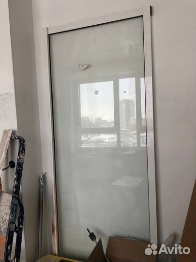 Стекло в раме 80х205