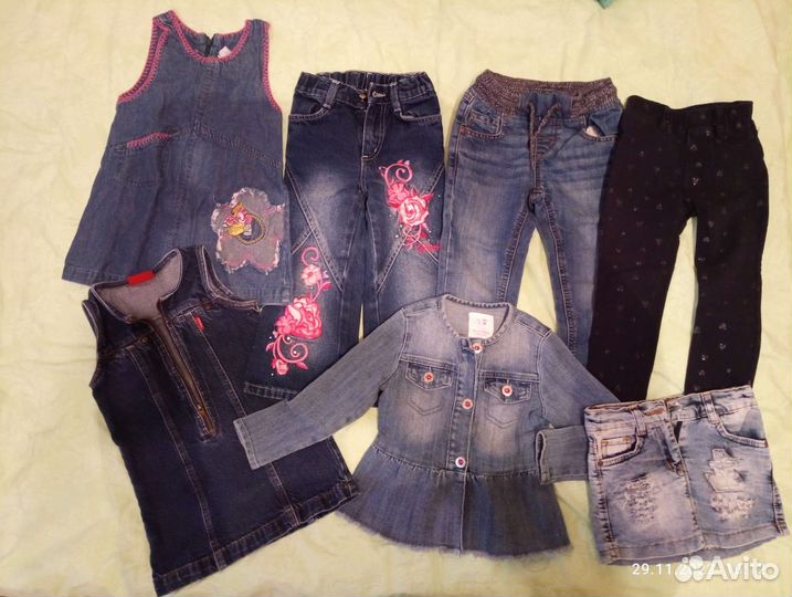 Вещи пакетом на девочку 2-4года