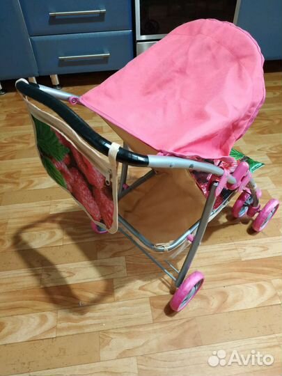 Коляска для кукол + большой дом + кукла с перенос