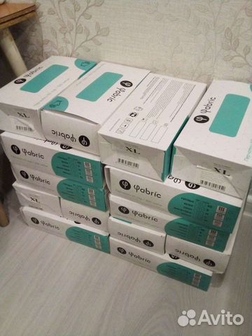 Перчатки медицинские нитриловые