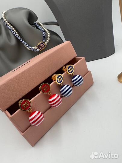 Серьги MIU MIU