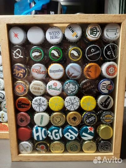 Коллекция пивных пробок