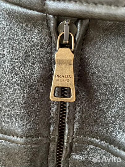 Куртка кожаная Prada