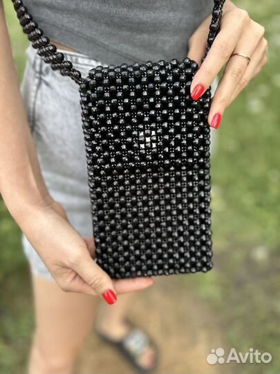 Сумка из бусин на заказ