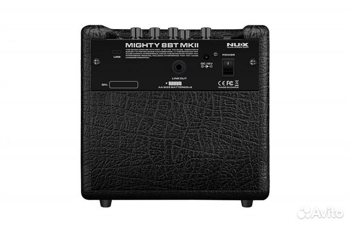 Комбоусилитель для гитары Nux Mighty-8BT-mkii