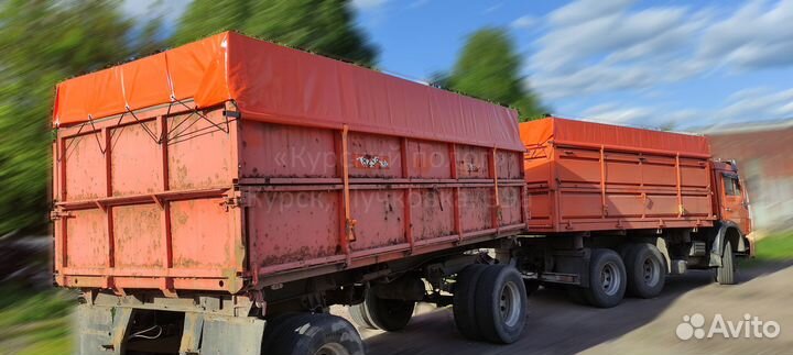 Полог, боковая скрутка, 7х3м на сельхозник/зерновоз