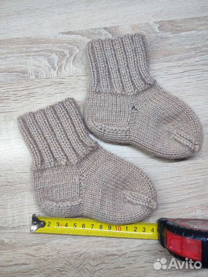 Носки шерстяные ручной работы