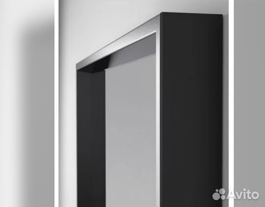 Зеркала-черное/белое 2шт настенные IKEA Хор сос