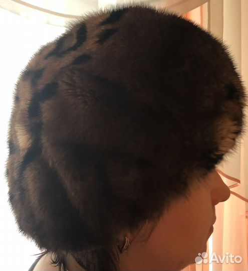 Шапка норковая женская
