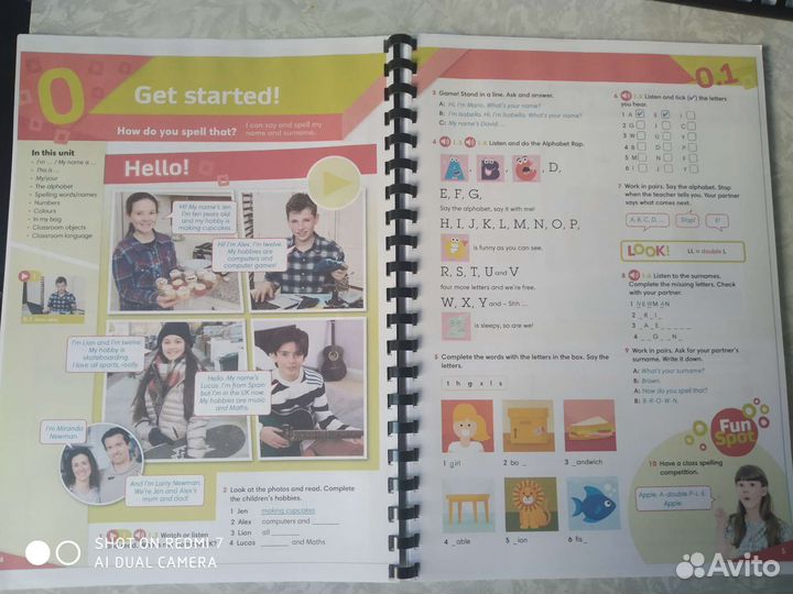 Учебник + рабочая тетрадь Go getter 1