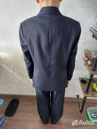 Костюм для мальчика темно синий школьный