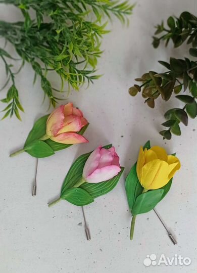 Броши ручной работы