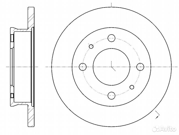 Диск тормозной G-brake GR-01806 GR-01806 G-brake