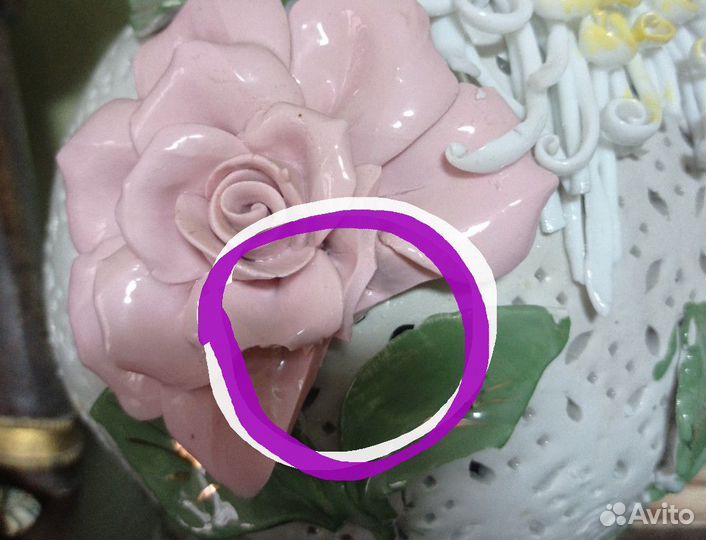 Ваза декоративная фарфор