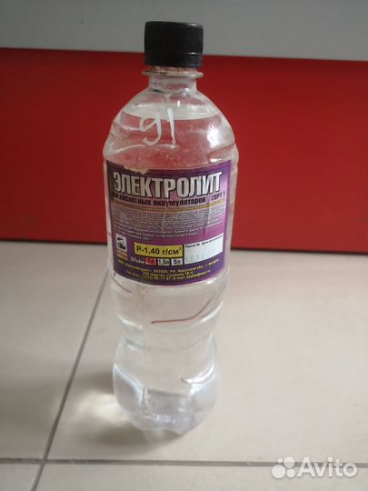 Электролит P-1,40 г/см 1л