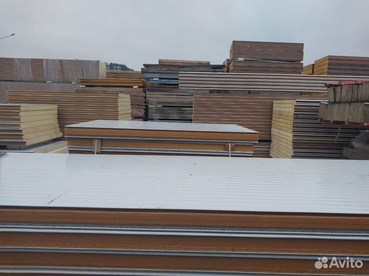 Сэндвич панели бу 30000 м2 в наличии