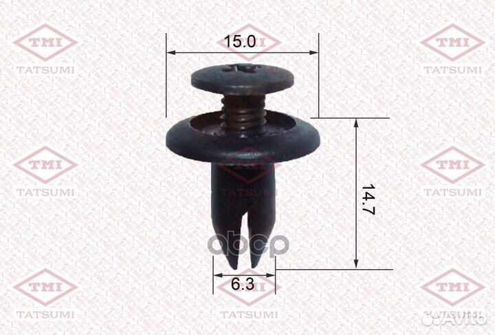 Клипса автомобильная TJB1016 tatsumi