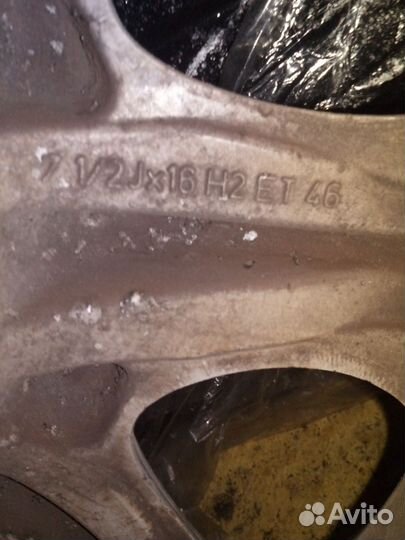 Диски с резиной комплект Mercedes W220 A2204010102