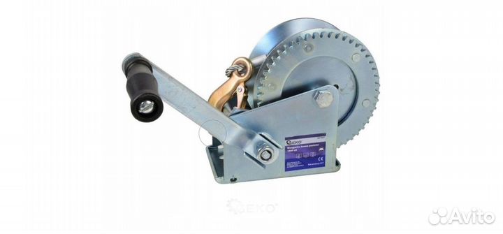 Лебедка ручная барабанная Geko 850 кг (10 м.)