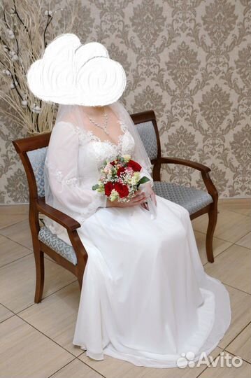 Продаю свадебное платье б/у