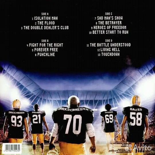 Виниловая пластинка U.D.O. - Touchdown (Black Viny