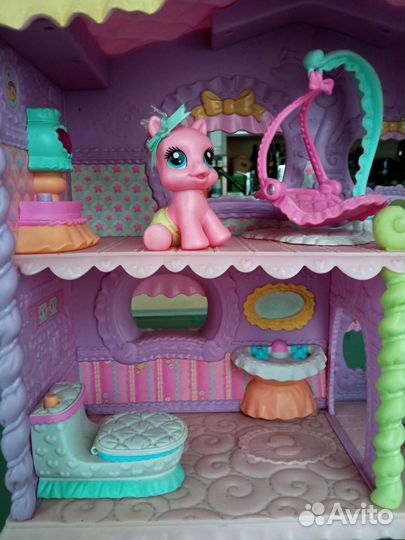 My little pony домик и набор друзей