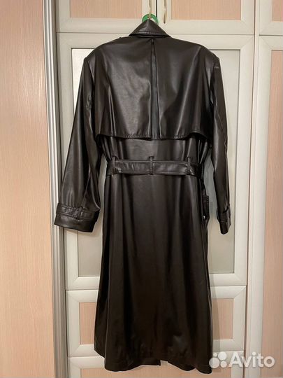 Кожаный плащ Dokuchaeva