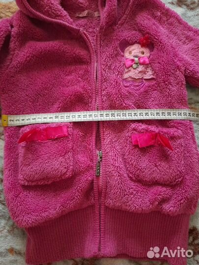 Теплая кофта для девочки