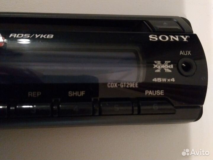 Панель магнитолы sony CDX-GT29EE