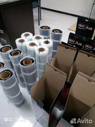 Нагревательный мат электрический теплый пол 2кв