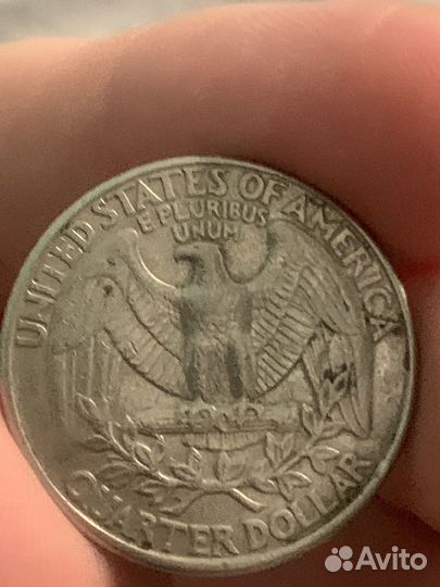 Liberty quarter dollar наоборот