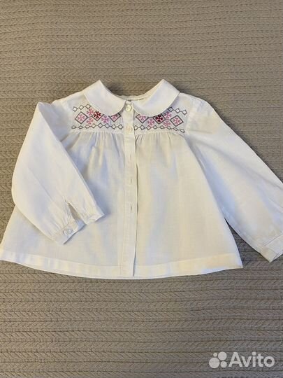 Рубашка для девочки zara 74