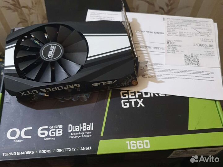 GTX1660 6Gb Asus Phoenix