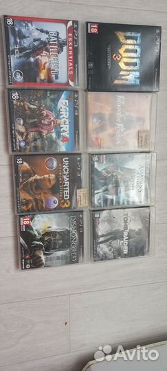 Диски с играми на ps3