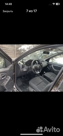 Renault Duster 1.5 МТ, 2020, битый, 65 000 км