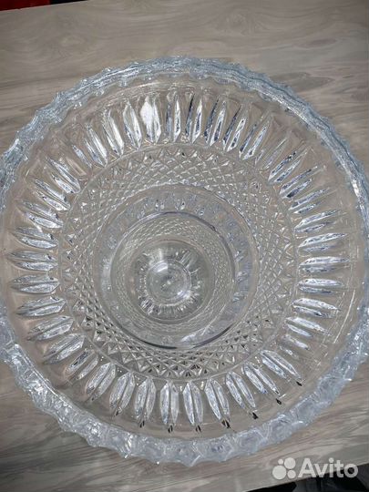 Хрустальная ваза для цветов СССР