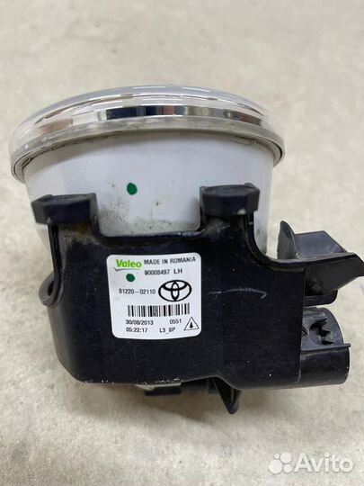 Противотуманные фары toyota corolla e180
